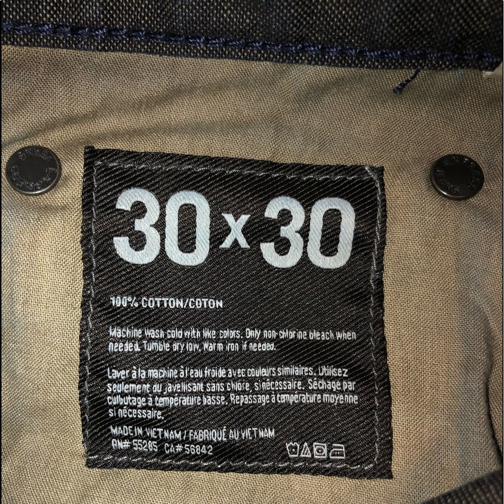 Express men’s Kingston 30x30 jeans - Picture 5 of 7